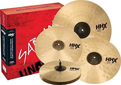 Sabian HHX Complex Promotional Cymbal Set w/ 14" Hi-Hats, 16" Crash, 20" Ride, & Free 18" Crash