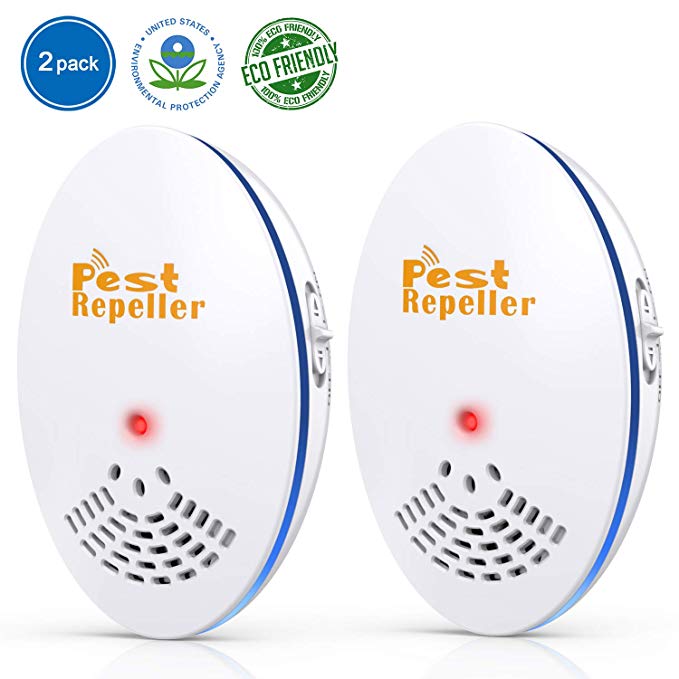 Sectpod Ultrasonic Pest Repeller, Plug in - Repels- Mosquitos, Mice, Spiders, Ants, Rats, Roaches, and Most Other Vermin, Non-Toxic for Humans & Pets