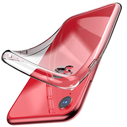 TOZO iPhone XR Case 6.1 Inch (2018) Premium Clear Soft TPU Gel Ultra-Thin [Slim Fit] Transparent Flexible Cover iPhone XR [Clear Gel]