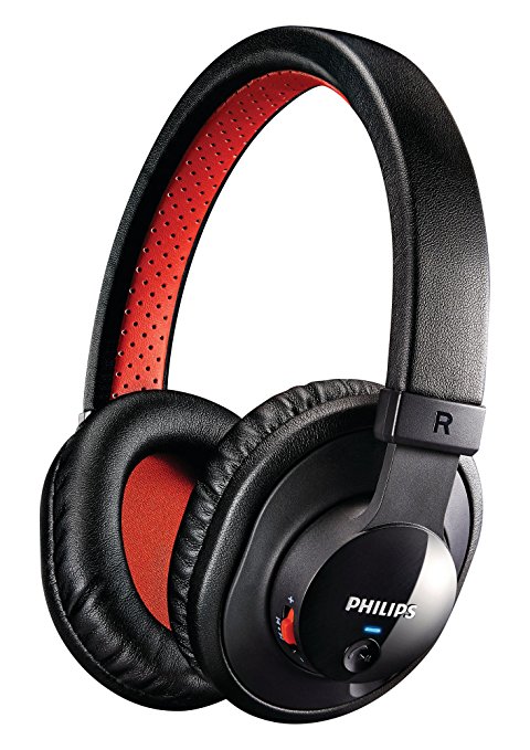 Philips Bluetooth stereo headset SHB7000 - mobile headsets (Binaural, Black, Orange, Head-band, Bluetooth, Multi-key, Track , Volume  , Volume - 100 mW)