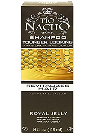 Tio Nacho Younger Looking Shampoo 14 oz Revitalize Hair with Royal Jelly