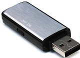 Spy Voice Recorder-8GB USB Digital Audio Voice Recorder-Best Voice Recorder-Sound Recorder-Portable Recording Device-Audio Recorder-No Flashing Light When Recording-Dictaphone-Windows Mac Compatible