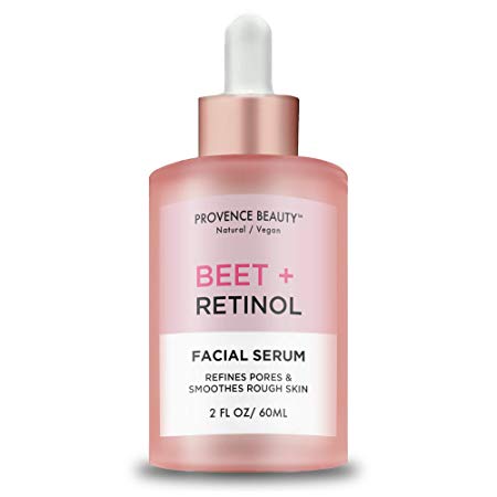 Beet and Retinol Gel Face Serum - Vitamin A Facial Serum for Anti-Aging, Wrinkle and Fine Line Reduction - for Sensitive Skin- 2 Fl Oz