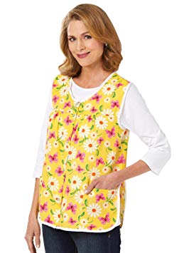 Carol Wright Gifts Cobbler Apron, Color Daisy, Size Extra Large (1X), Daisy, Size Extra Large (1X)