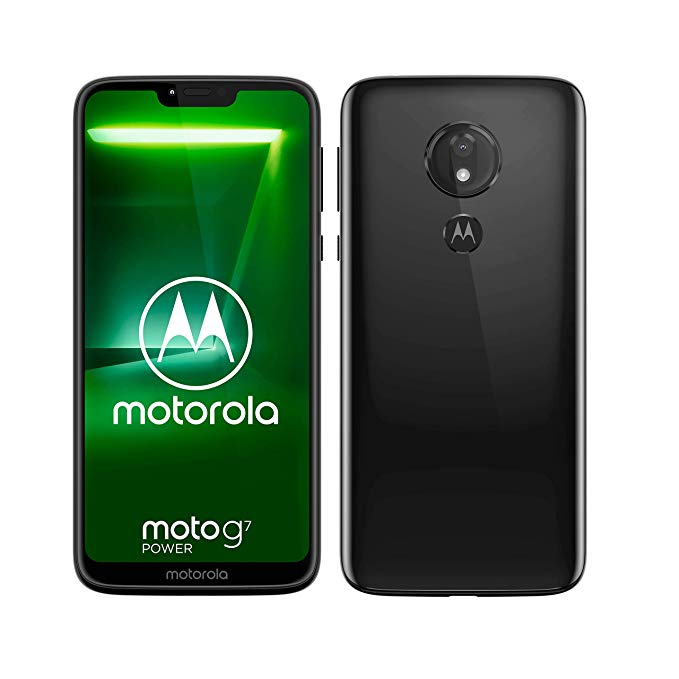 motorola moto g7 Power 6.2-Inch Android 9.0 Pie UK Sim-Free Smartphone with 4GB RAM and 64GB Storage (Single Sim) – Black