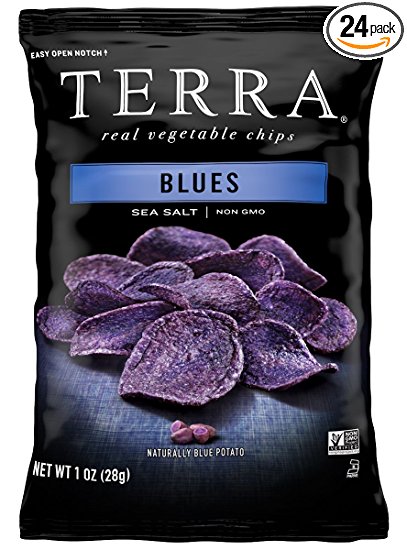 TERRA Blues Chips with Sea Salt, 1 oz. (Pack of 24)