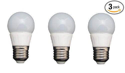 Grimaldi Lighting LED Bulb, 3 Pack, 3 Watts, 260 Lumens, A15 Style Bulb, Warm White, 25W Equivalent