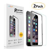 iPhone 66s Plus Screen Protector 2-Pack Otium Tempered Glass Screen Protector with Applicator HD Oleophobic Anti Scratch Anti Fingerprint Round Edge Ultra Clear for iPhone 66s Plus 55