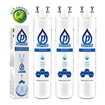 ULTRAWF Compatible Cartridge For Frigidaire Refrigerators & Ice Makers - Compatible with Puresource WF3CB, 46-9999 Refrigerator Water Filter (3packs,white)