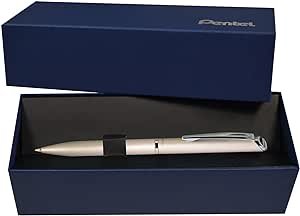 Pentel EnerGel Philography - Warm Silver Barrel (Gift Boxed)