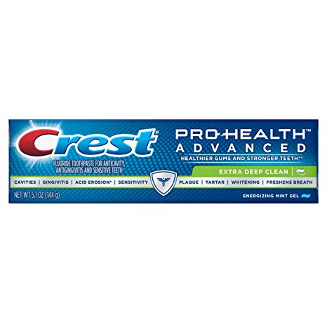 Crest Pro-Health Advanced Extra Deep Clean Gel Toothpaste, 5.1 Oz