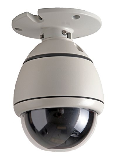 Q-See QSPT10X Weatherproof PTZ Speed Dome with 10x Optical Zoom / 10x Digital Zoom