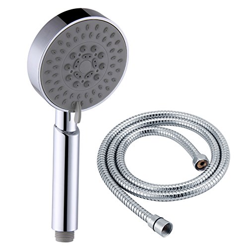 KES KP500 Handheld Shower Head Five Function with Extra Long Hose, Chrome