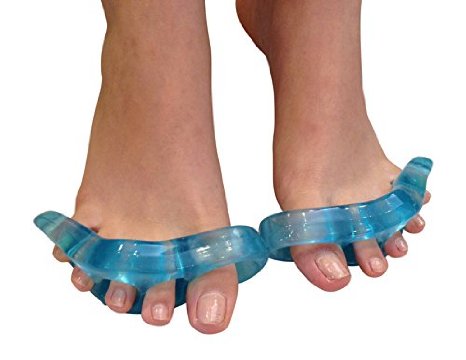 RAS Silicone Gel Toe Separators Ease Bunion Pain Corrects Hallux Valgus Relaxes Toes and Feet After Long Day Comfortable and Affordable Set of 2