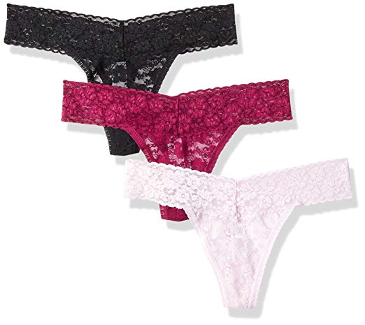 Mae Women's Lace Thong, 3 pack