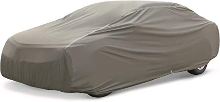 AmazonBasics Premium Waterproof Car Cover, for Cars up to 168 Inch, Compact