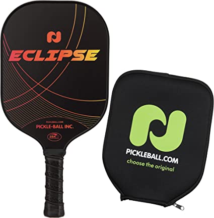 Champion Eclipse Graphite Pickleball Paddle | Polymer Honeycomb Core, Graphite Hybrid Composite Face | Lightweight | Paddle Cover Included