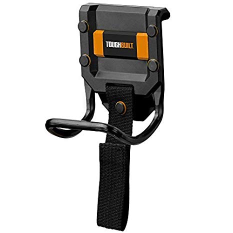 ToughBuilt - Modular Hammer Loop | Durable Hammer Holder/Holster/Catch Clips on any Belt or Pocket, Extreme-duty Steel Loop/Metal Ring, Unique Power Cord Mgmt, Heavy-duty Construction (TB-52)