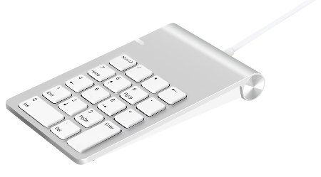 Alcey USB Numeric Keypad with 24 inch USB Cable, for iMac, MacBook, MacBook Pro, MacBook Air, Mac Mini, or any PC