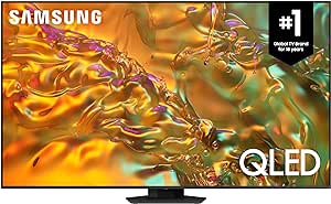 SAMSUNG 75-Inch QLED 4K Q80D Series Quantum HDR , 120 Hz refresh rate, Object Tracking Sound Lite, Q-Symphony, Gaming Hub, Smart TV - [QN75Q80DAFXZC] [Canada Version] (2024)