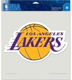 Hall of Fame Memorabilia Los Angeles Lakers Die-Cut Decal - 8''x8'' Color