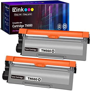 E-Z Ink (TM) Compatible Toner Cartridge Replacement for Brother TN660 TN630 High Yield to use with HL-L2380DW HL-L2300D HL-L2340DW MFC-L2680W MFC-L2740DW MFC-L2685DW Printer (Black, 2 Pack)