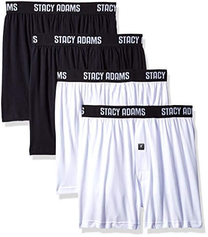 Stacy Adams Men's 4pack Cotton Loose Boxer