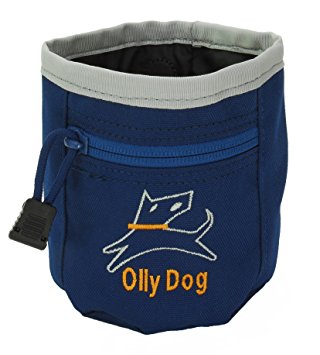 OllyDog Treat Bag Plus, Medium, Navy