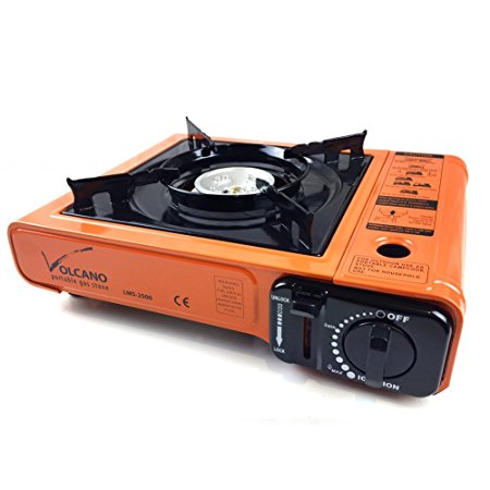 ROM AMERICA Portable Butane Gas Stove Burner Camping Stove with Carrying Case 가스버너