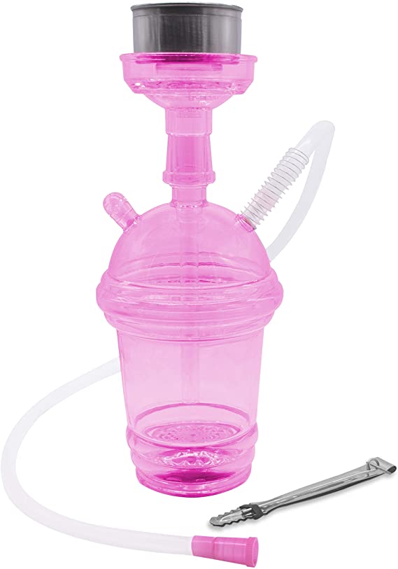 VeeBoost Cup Portable Hookah Set with Shisha Accessories, LED