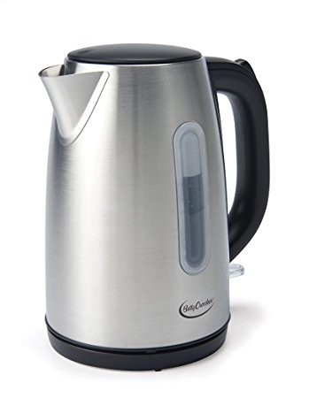 Betty Crocker BC-2855C 1.7 L Cordless Kettle in Stainless Steel, Silver