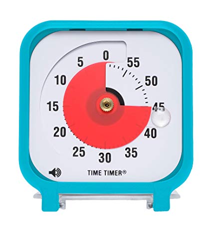 Time Timer Original 3 inch; 60 Minute Visual Timer – Classroom Or Meeting Countdown Clock for Kids and Adults (Sky Blue)