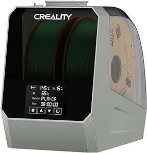 Creality Space Pi Filament Dryer Plus 2 Spools, Dust-Proof and Moisture-Proof, Filament Storage Box Keeping Filaments Dry During 3D Printing, 3D Printer Filament Spool Holder Dryer