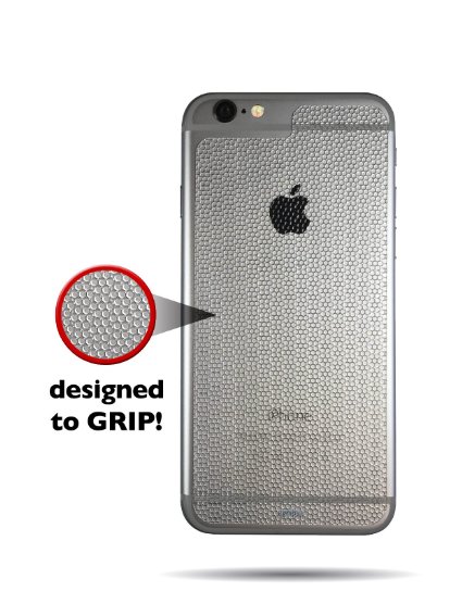 egrips Apple iPhone 6 Skin Clear Anti-Slip Protective Sticker - Non-Slip Phone Grip for bare phone soft or hard shell case - Cleanly Removable Adhesive