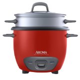 Aroma 6-Cup Cooked Pot Style Rice Cooker and Food Steamer ARC-743-1NGR