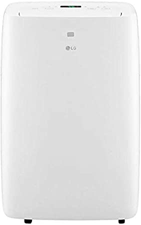 LG LP0820WSR 18" Portable Air Conditioner with 8000 BTU Cooling Capacity, 2 Fan Speeds, Remote, 24 Hour Timer and Auto Restart in White