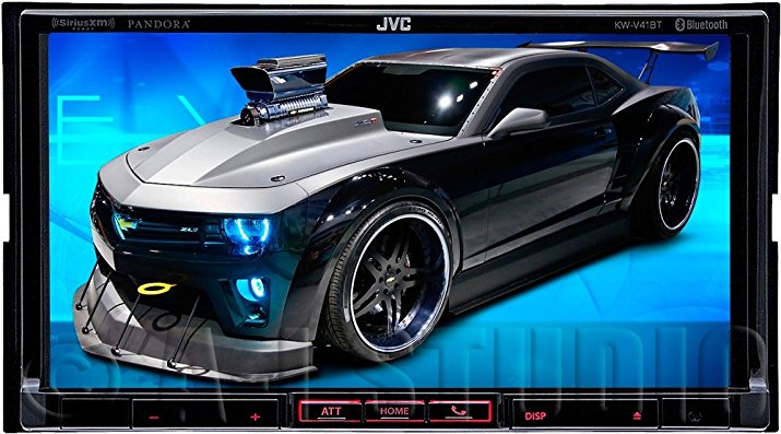 JVC KW-V41BT 2 Din Bluetooth Car DVD Receiver 7" Monitor w Android/iPhone Apps