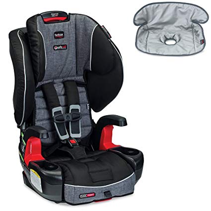 Britax Frontier G1.1 Clicktight Harness-2-Booster Car Seat w Seat Saver Waterproof Liner (Vibe)