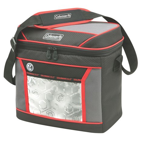 Coleman 24 Hour 16 Can Cooler, Red