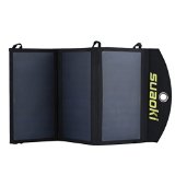 SUAOKI 20W Solar Phone Battery Charger 22 oz Dual USB-Port Sunpower Panel Efficiency up to 25 Great for Camping Hiking