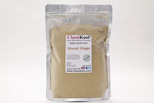 Classikool Herbs, Seeds & Spices Selection: High Quality, for Cooking and Baking [*Free UK Post] (Ground Ginger, 250g)