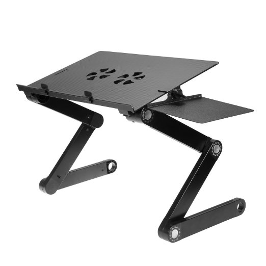 Ohuhu Adjustable Vented Lapdesk with Mouse Board