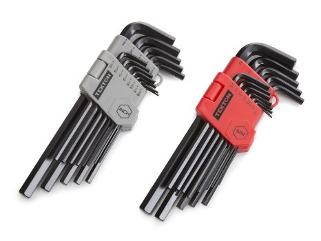 TEKTON 25252 26-pc Long Arm Hex Key Wrench Set InchMetric