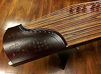 Sound of China Rosewood Guzheng with Chinese Painting