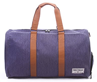 Sweetbriar Classic Duffle Bag - Weekender Duffel with Shoe Compartment