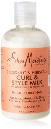 Shea Moisture Coconut and Hibiscus Curl and Style Milk 8 oz