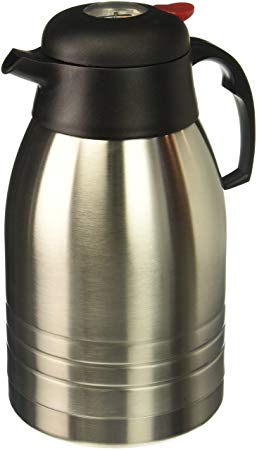 Primula 2-Liter Temp Assure Coffee Carafe, Stainless Steel/Black