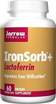 Jarrow Formulas Ironsorb   Lactoferrin, Iron Utilization Support, 60 Veggie Capsules