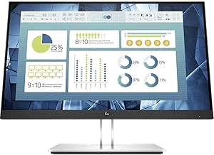 HP E22 G4 21.5" Full HD LED LCD Monitor - 16:9 - Black, Silver