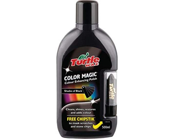 Turtle Wax Colored Car Polish 500ml Covers Scratches, Shines, Restores, Rejuvenates Paint & Finish for a New Look. Classic Original with Chipstick to Mask Scratches & Rock Chips